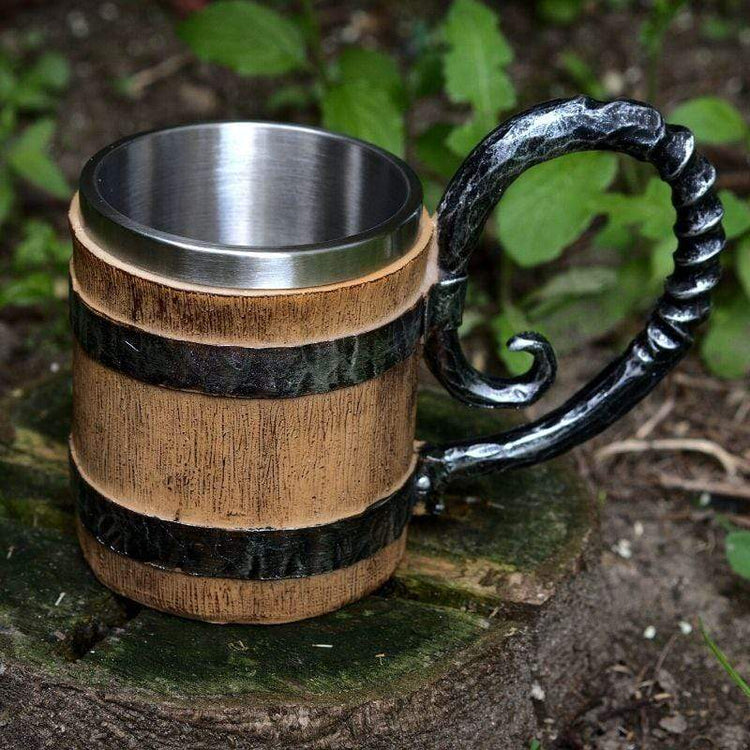 La chope en bois Viking La chope en bois Viking