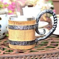 La chope en bois Viking La chope en bois Viking