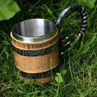 La chope en bois Viking La chope en bois Viking
