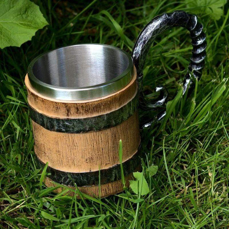 La chope en bois Viking La chope en bois Viking