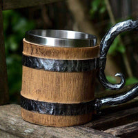 La chope en bois Viking La chope en bois Viking