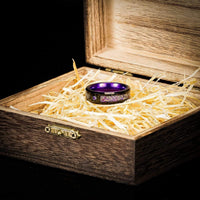 Bague de Jarl \"Pouvoir de l'esprit\" en Tungstène Bague de Jarl \"Pouvoir de l'esprit\" en Tungstène