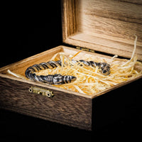 Bracelet de Loyauté Viking - Corbeaux d'Odin Argent Bracelet de Loyauté Viking - Corbeaux d'Odin Argent