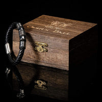 Bracelet d'entrainement viking en cuir tressé Bracelet d'entrainement viking en cuir tressé