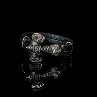 Bracelet Viking Hache lourde en cuir Bracelet Viking Hache lourde en cuir