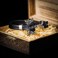 Bracelet en Cuir du Loup Bracelet en Cuir du Loup