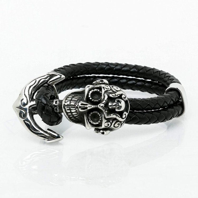 Bracelet Viking terreur des marins en cuir Bracelet Viking terreur des marins en cuir