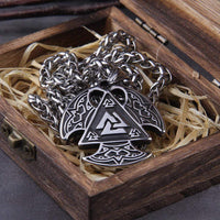 Collier de pouvoir Viking - Rune Valknut Collier de pouvoir Viking - Rune Valknut