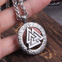 Collier de respect Viking - Rune Valknut Collier de respect Viking - Rune Valknut