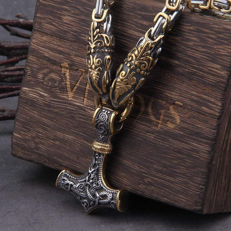 Collier de roi viking - Symbole de la puissance de Thor Collier de roi viking - Symbole de la puissance de Thor