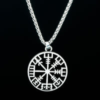 Collier Viking Boussole du Vegvisir Collier Viking Boussole du Vegvisir