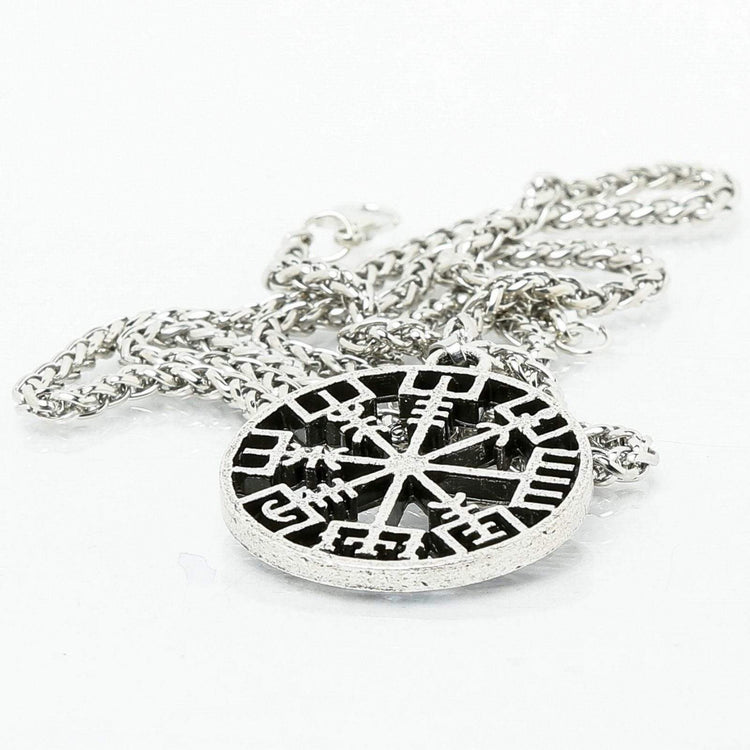 Collier Viking Boussole du Vegvisir Collier Viking Boussole du Vegvisir