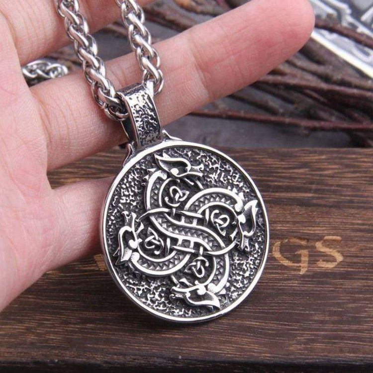 Collier Viking danse des dragons Collier Viking danse des dragons