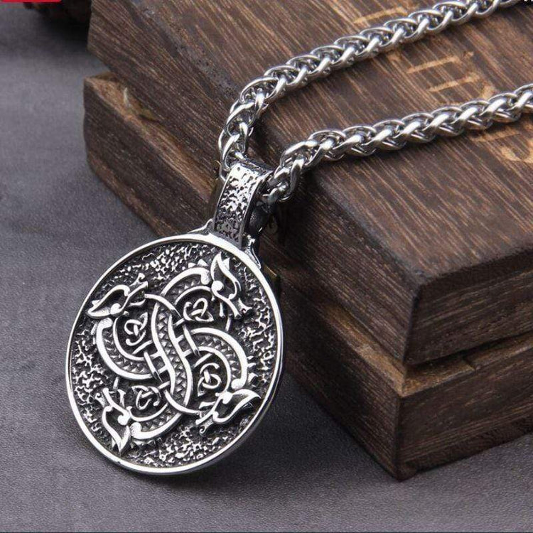 Collier Viking danse des dragons Collier Viking danse des dragons