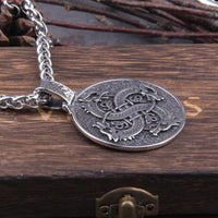 Collier Viking danse des dragons Collier Viking danse des dragons