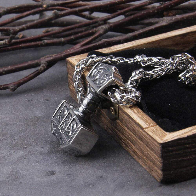 Collier Viking Marteau de Thor - Acier inoxydable Collier Viking Marteau de Thor - Acier inoxydable
