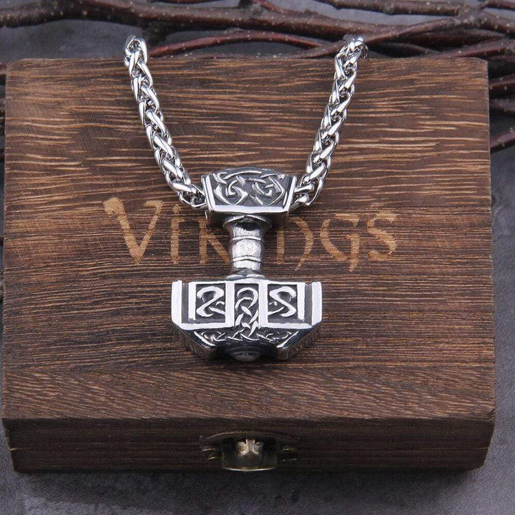 Collier Viking Marteau de Thor - Acier inoxydable Collier Viking Marteau de Thor - Acier inoxydable