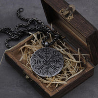 Talisman runique viking en acier inoxydable Talisman runique viking en acier inoxydable