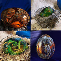 Œuf de Dragon - Résine Transparente Œuf de Dragon - Résine Transparente
