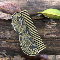 Peigne à barbe Viking - Corbeaux d'Odin Peigne à barbe Viking - Corbeaux d'Odin