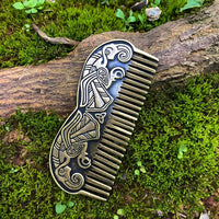 Peigne à barbe Viking - Corbeaux d'Odin Peigne à barbe Viking - Corbeaux d'Odin