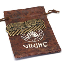 Peigne à barbe Viking - Corbeaux d'Odin Peigne à barbe Viking - Corbeaux d'Odin