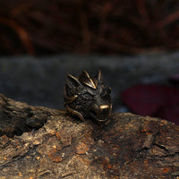 Perles à cheveux/barbes loup Fenrir - 3 pièces acier inoxydable Perles à cheveux/barbes loup Fenrir - 3 pièces acier inoxydable