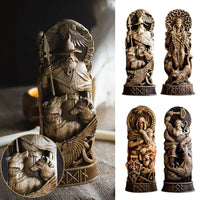 Statuette des dieux vikings en résine Statuette des dieux vikings en résine