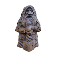 Statuette Viking en bois dieux nordiques Statuette Viking en bois dieux nordiques