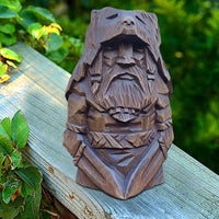 Statuette Viking en bois dieux nordiques Statuette Viking en bois dieux nordiques