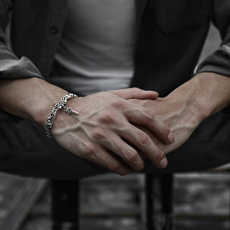 ''Votre vie dépend de vous'' - Bracelet acier inoxydable ''Votre vie dépend de vous'' - Bracelet acier inoxydable