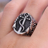 Bague Viking Ancre de Drakkar