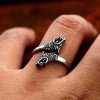 Bague Viking \"Bague de la Fraternité du Loup\"