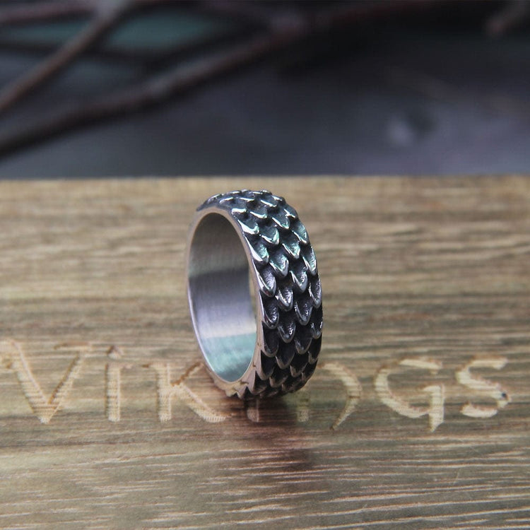 Bague Viking "Bague de la Morsure de Jörmungand"