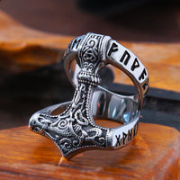 Bague Viking \"Cercle de Mjölnir\"