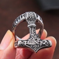 Bague Viking \"Cercle de Mjölnir\"