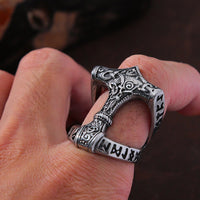 Bague Viking \"Cercle de Mjölnir\"