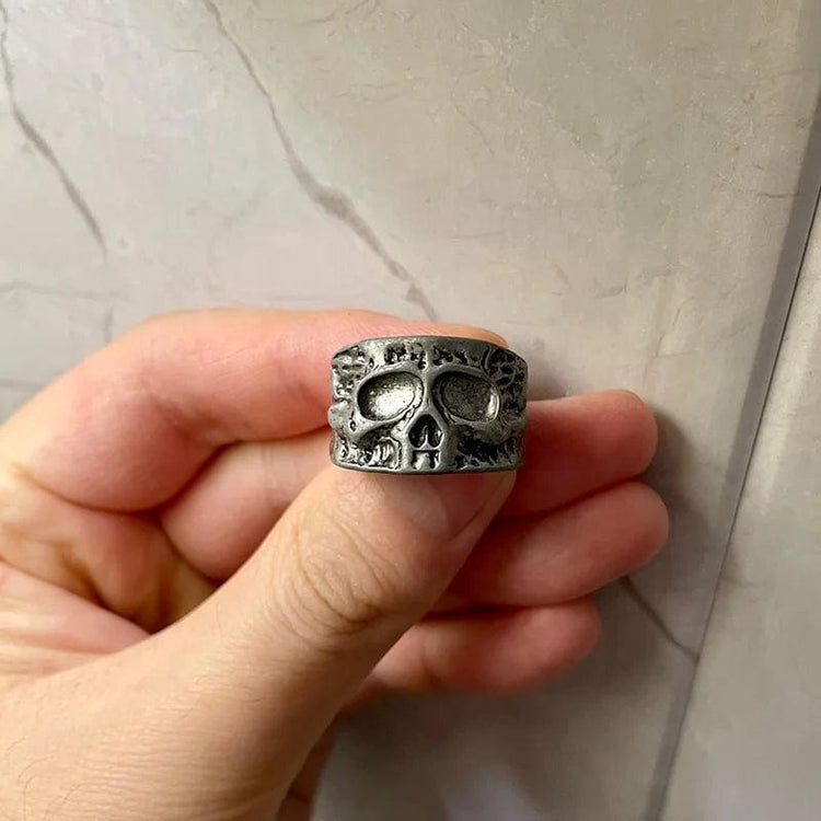 Bague viking \"Défie le destin\"