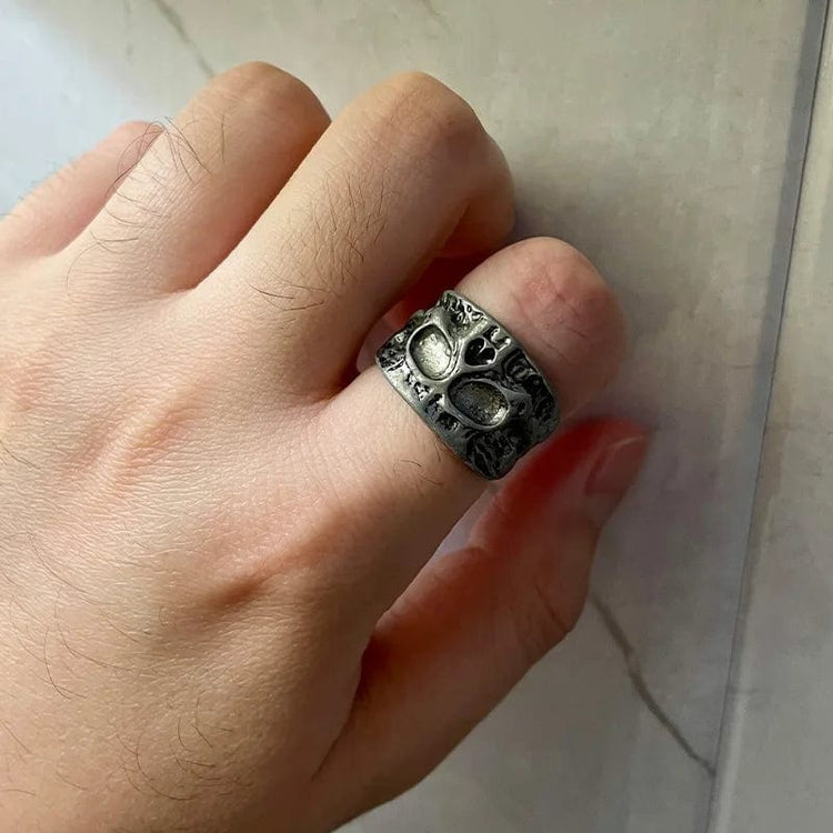 Bague viking \"Défie le destin\"