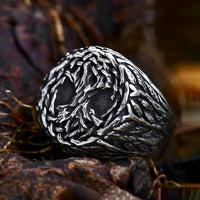 Bague Viking  l'arbre de vie Yggdrasil