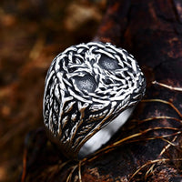 Bague Viking  l'arbre de vie Yggdrasil