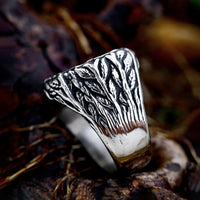 Bague Viking  l'arbre de vie Yggdrasil