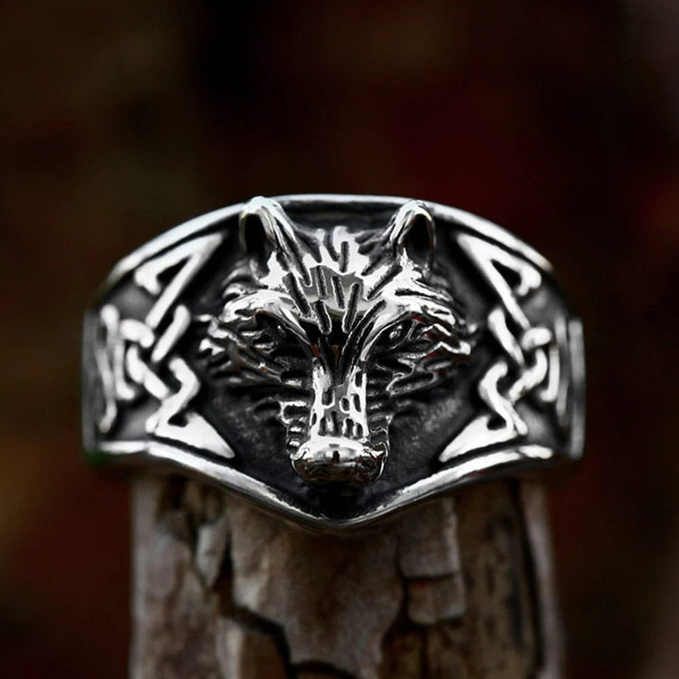 Bague viking la terreur Fenrir