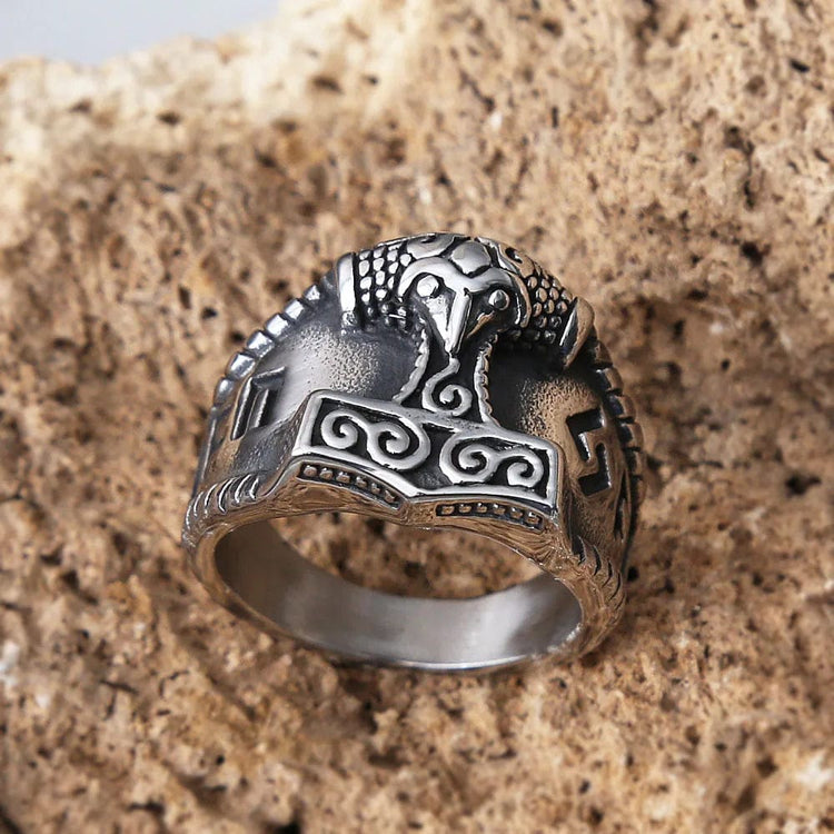 Bague Viking Puissance de Mjolnir