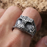 Bague Viking Puissance de Mjolnir