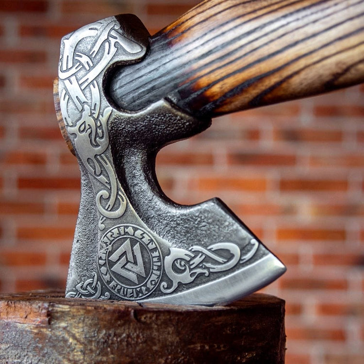 Hache Guerrière Viking - "Foudre d'Odin"