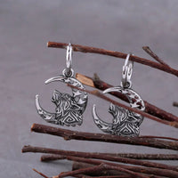 Boucles d'oreilles \"Hurlement de Fenrir\"