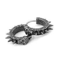 Boucles d'oreilles tête de mort viking