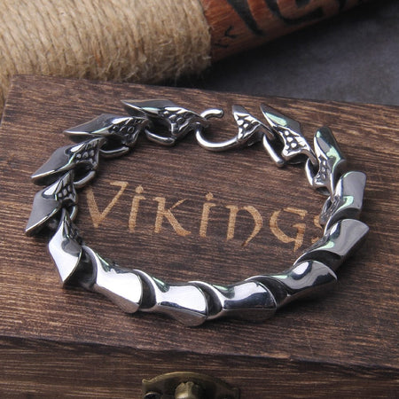 Bracelet Viking "Bracelet de la Puissance de Nidhogg"