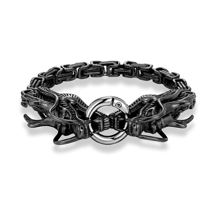 Bracelet Viking - Chaîne d'Ouroboros